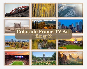 Colorado Bilderrahmen TV Kunst | Colorado Rahmen Kunst | Denver Frame TV Kunst | Rocky Mountains Bilderrahmen TV Kunst | Coors Field | Meile hoch Rahmen Tv Kunst | Den