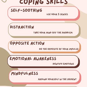 Types of Coping Skills - Etsy