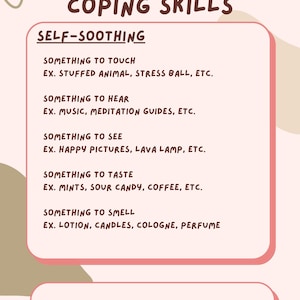 Types of Coping Skills - Etsy