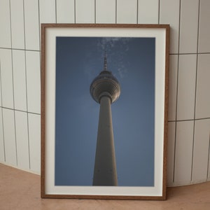 Berlin Photo Print Digital Download - Berliner Fernsehturm TV Tower