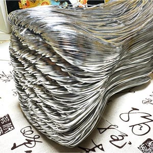 Cloisonne silver wire, Jewelry Wire,Flexible Aluminum flat wire: 0.3*1.0mm/ 0.5*1.0mm/ 0.5*1.5mm/ 0.5*2.0mm image 3