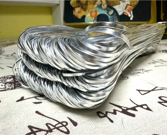 Cloisonne silver wire, Jewelry Wire,Flexible Aluminum flat wire: 0.3*1.0mm/ 0.5*1.0mm/ 0.5*1.5mm/ 0.5*2.0mm