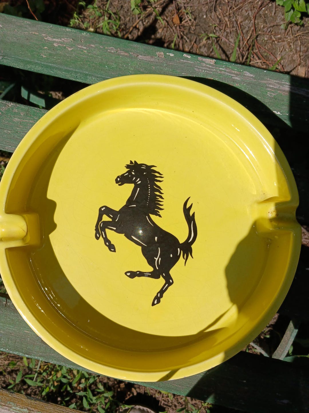 ヴィンテージのイタリア製セラミック製フェラーリ灰皿 - Etsy 日本