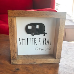 Scheiss Voll | National Lampoon Weihnachtsferien | Griswold | lasergraviert | Holzschild | Weihnachtsstimmung