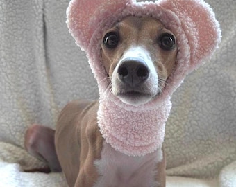Italian Greyhound Sherpa Snood | Teddy Bear Snood