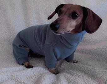 Fleece Dachshund Sweater: Dog Pajamas