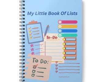My Little Book of Lists Notebook, A5 Wire-O Journal