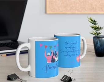 Funny Colleague Friendship Ceramic Coffee Cups, Office Humor Gift 11oz, Sarcasm Mug, Coworker Gift, Work Bestie Gift, Sarcastic Coffee
