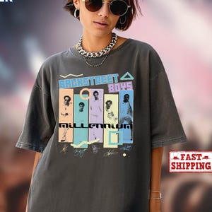 Comfort Colors Backstreet Boys Millennium Shirt, Concert Backstreet Boys Millennium Tour, Backstreet Boys Print, Backstreet Fan Merch Gift
