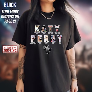 Comfort Colors 2025 Katy Perry The Lifetime Tour Shirt, Katy Perry Tee, Katy Perry Fan Gift, Katy Perry Merch, Katy Perry Graphic Shirt