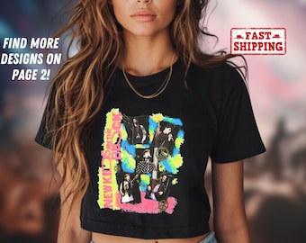 NKOTB The Right Stuff Tour 2026 Crop Top, New Kids On The Block Crop Top, Classic Rock Concert Crop Top, NKOTB Fan Shirt, NKOTB 2026 Concert