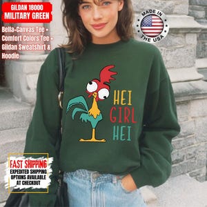 Hei Girl Hei Moana Comfort Colors Shirt, Disney Princess Moana Shirt, Disney Trip Sweatshirt, Disney Toddler Kids Shirts image 15