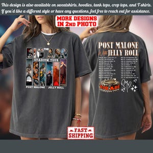 Comfort Colors Post Malone, Post Malone Losers Shirt, Post Malone Tour, Big Ass Stadium Tour, Posty 2025 Tour, Jelly Roll Tour, Posty Tour