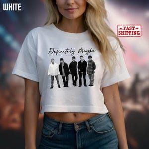 Backstreet Boys Millennium Crop Top, Concert Backstreet Boys Millennium Tour, Backstreet Boys Print, Backstreet Fan Merch Gift Crop Top