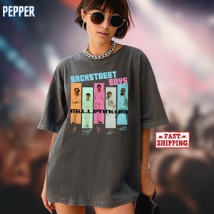 Comfort Colors Backstreet Boys Millennium Shirt, Concert Backstreet Boys Millennium Tour, Backstreet Boys Print, Backstreet Fan Merch Gift
