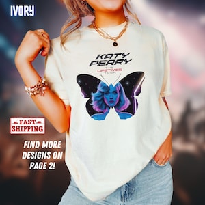 Comfort Colors 2025 Katy Perry The Lifetime Tour Shirt, Katy Perry Tee, Katy Perry Fan Gift, Katy Perry Merch, Katy Perry Graphic Shirt