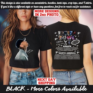 Chris Brown Breezy Bowl XX Crop Top, Chris Brown Album Crop Top, CB Tour Crop Top, Chris Brown Fan Gift, Chris Brown Graphic Crop Top