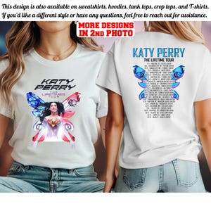 2025 Katy Perry The Lifetime Tour Shirt, Katy Perry Tee, Katy Perry Fan Gift, Katy Perry Merch, Katy Perry Graphic Shirt, Concert Shirt