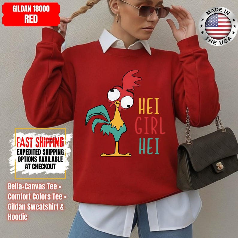 Hei Girl Hei Moana Comfort Colors Shirt, Disney Princess Moana Shirt, Disney Trip Sweatshirt, Disney Toddler Kids Shirts image 13