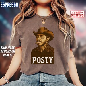 Comfort Colors Vintage Post Malone Shirt, Post Malone Tour, Big Ass Stadium Tour, Posty 2025 Tour Shirt, Jelly Roll and Post Malone Shirt