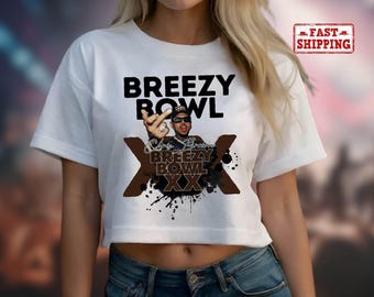 Chris Brown Breezy Bowl XX Crop Top, Chris Brown Album Crop Top, CB Tour Crop Top, Chris Brown Fan Gift, Chris Brown Graphic Crop Top