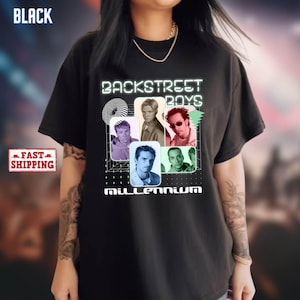 Comfort Colors Backstreet Boys Millennium Shirt, Concert Backstreet Boys Millennium Tour, Backstreet Boys Print, Backstreet Fan Merch Gift