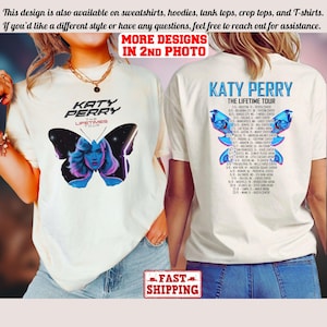Comfort Colors 2025 Katy Perry The Lifetime Tour Shirt, Katy Perry Tee, Katy Perry Fan Gift, Katy Perry Merch, Katy Perry Graphic Shirt