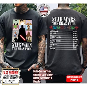 Disney Star Wars Shirt, Mandalorian Sweatshirt, Darth Vader Comfort Colors Shirt, Chewbacca Shirt, Star Jedi Shirt, Luke Skywalker Shirt image 1