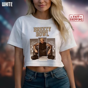 Chris Brown Breezy Bowl XX Crop Top, Chris Brown Album Crop Top, CB Tour Crop Top, Chris Brown Fan Gift, Chris Brown Graphic Crop Top