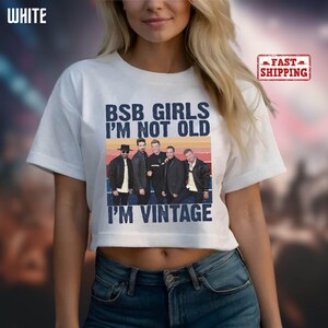 Backstreet Boys Millennium Crop Top, Concert Backstreet Boys Millennium Tour, Backstreet Boys Print, Backstreet Fan Merch Gift Crop Top