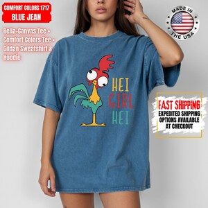 Hei Girl Hei Moana Comfort Colors Shirt, Disney Princess Moana Shirt, Disney Trip Sweatshirt, Disney Toddler Kids Shirts image 12