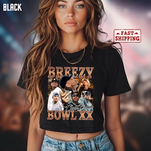 Chris Brown Breezy Bowl XX Crop Top, Chris Brown Album Crop Top, CB Tour Crop Top, Chris Brown Fan Gift, Chris Brown Graphic Crop Top
