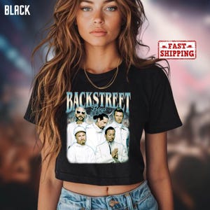 Backstreet Boys Millennium Crop Top, Concert Backstreet Boys Millennium Tour, Backstreet Boys Print, Backstreet Fan Merch Gift Crop Top