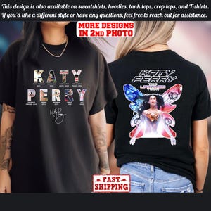 Comfort Colors 2025 Katy Perry The Lifetime Tour Shirt, Katy Perry Tee, Katy Perry Fan Gift, Katy Perry Merch, Katy Perry Graphic Shirt