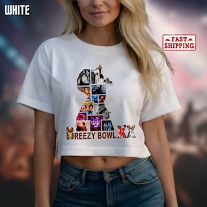 Chris Brown Breezy Bowl XX Crop Top, Chris Brown Album Crop Top, CB Tour Crop Top, Chris Brown Fan Gift, Chris Brown Graphic Crop Top