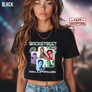Backstreet Boys Millennium Crop Top, Concert Backstreet Boys Millennium Tour, Backstreet Boys Print, Backstreet Fan Merch Gift Crop Top