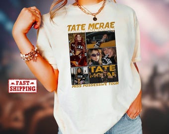 Comfort Colors Tate McRae 2026 Concert Shirt, Tate McRae Miss Possessive Tour 2026 Shirt, Tate McRae Fan Gift Shirt, Tate McRae Merch Shirt