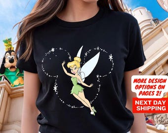 Tinker Bell Shirt, Fairy Magical Shirt, Disney Tinker Bell Shirt , Minnie Ear Disney Shirt, Disneyland Vacation Shirt, Disneyland Girl Shirt