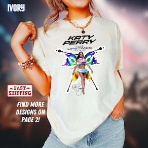 Comfort Colors 2025 Katy Perry The Lifetime Tour Shirt, Katy Perry Tee, Katy Perry Fan Gift, Katy Perry Merch, Katy Perry Graphic Shirt