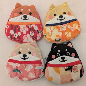 Shiba Inu Case, Shiba Inu Zipper Bag for Storage, Shiba Inu Gift, Bag Organizer