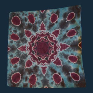 purple and blue mandala bandana