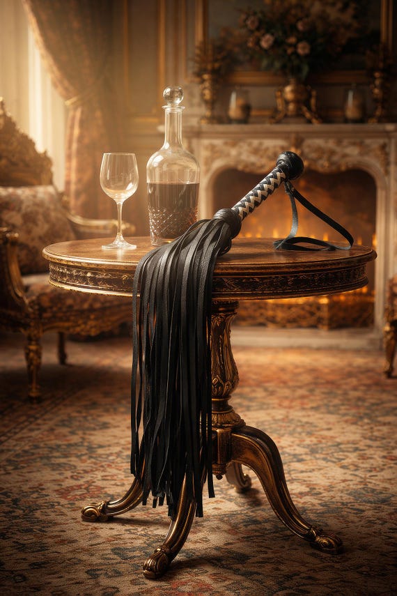 Handmade Leather Flogger Black & White Whip 70 Long Tails Heavy Stingy Flog