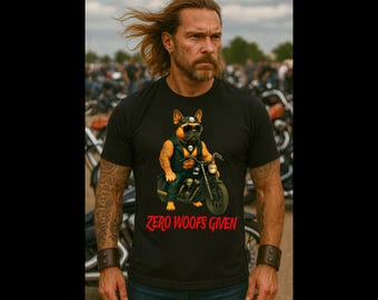 Cool Rider, Frenchie Tee, Funny, Dog Lover, Gift, Animal Lovers, Motorcycle Dog Shirt, Unisex, Graphic tees, Casual Wear