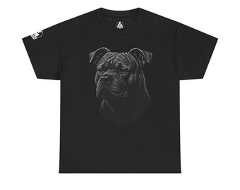 Staffordshire unisex cotton tee, pure breed, dog lovers, animal lovers, graphic t-shirts, t-shirts, dog art, gifts