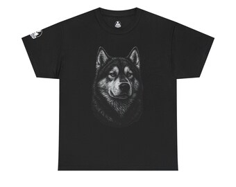 Alaskan Malamute Unisex Cotton Tee - Animal Lovers, dog lovers, pure breed, graphic tee,  unique, birthday gift, holiday gift