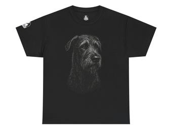 Irish Wolfhound Unisex Cotton T-Shirt, dog lovers, animal lovers, graphic t-shirts, t-shirts, dog art, gifts