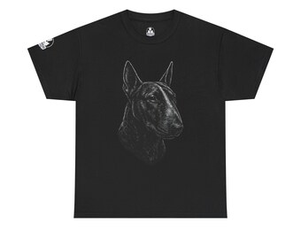 Bull Terrier Unisex Tee, pure breed, dog lovers, animal lovers, graphic t-shirts, t-shirts, dog art, gifts