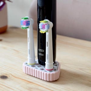 Compact Oral B Electric Toothbrush + Head Stand Holder With Drip Tray - Magnetic