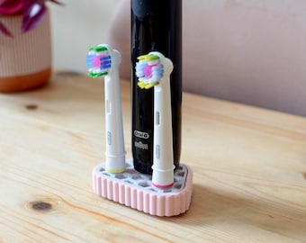 Compact Oral B Electric Toothbrush + Head Stand Holder With Drip Tray - Magnetic