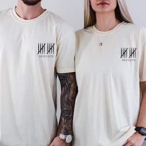 Custom 10 Anniversary Gift, Custom Anniversary Shirt, Custom Anniversary Shirt, Couple Anniversary Shirt, Couples Matching Shirt